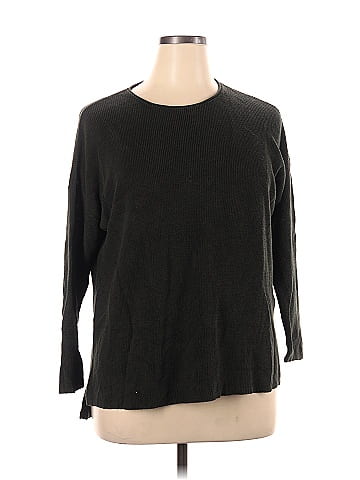 Eileen fisher shop color block sweater