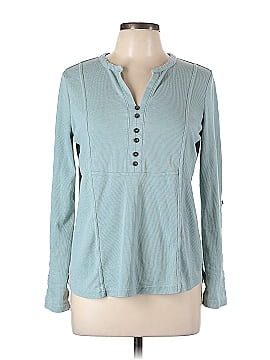 Jane and Delancey Long Sleeve Henley (view 1)