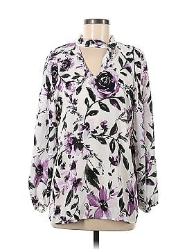 Eva Mendes by New York & Company Long Sleeve Blouse (view 1)