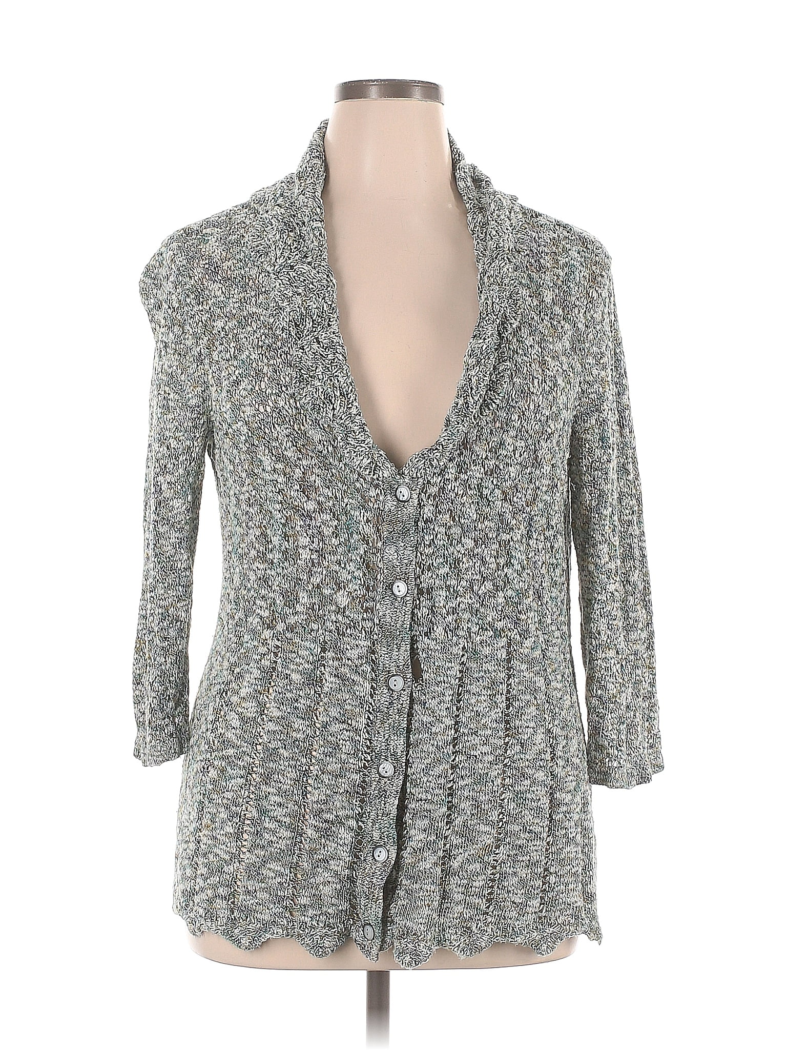 Cj Banks Gray Cardigan Size 1X (Plus) - 69% off | ThredUp