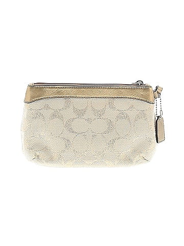 Tan discount coach wristlet