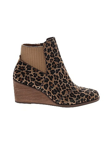 Toms 2025 leopard boots