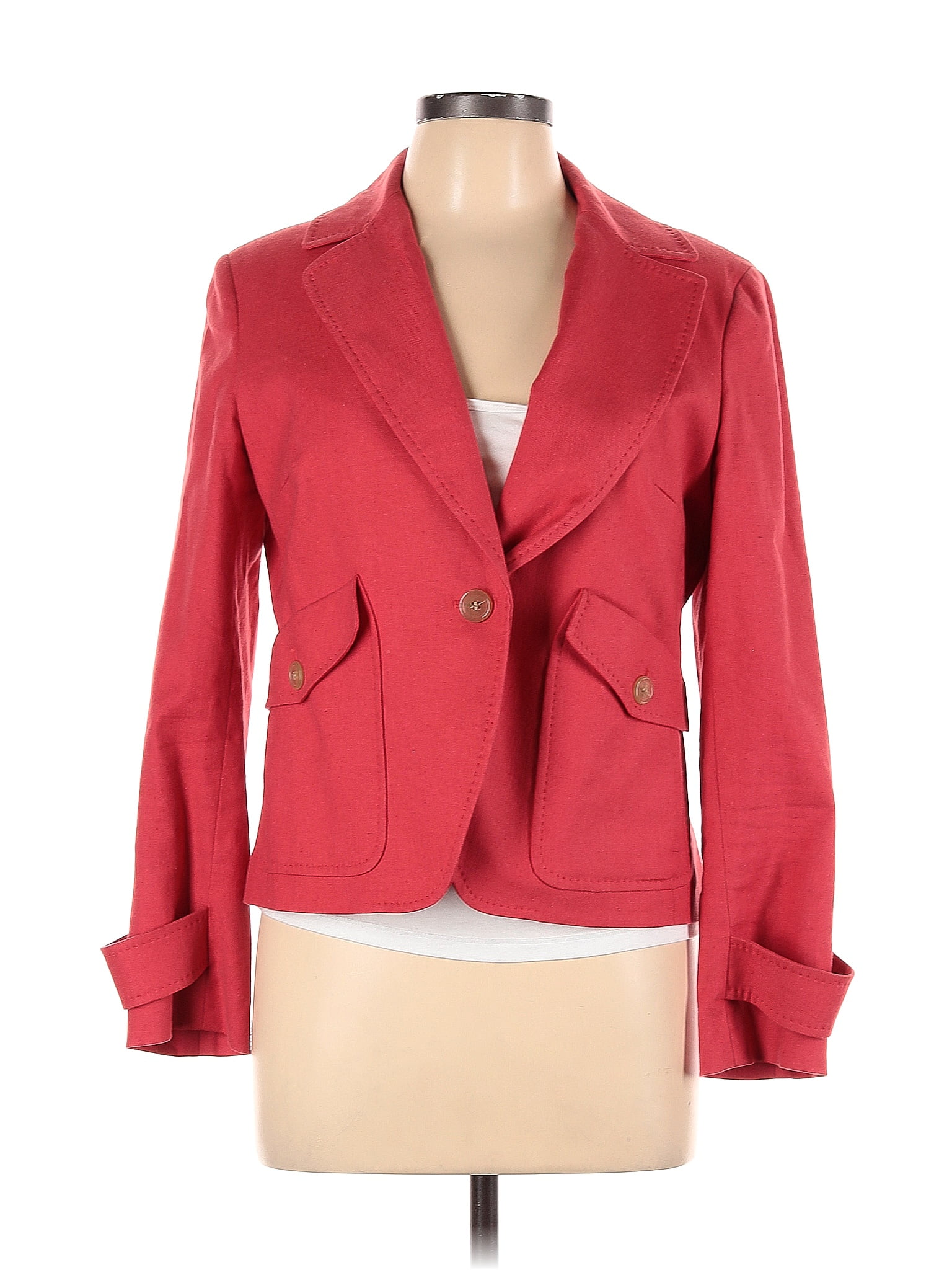 Red and White Talbots Blazer