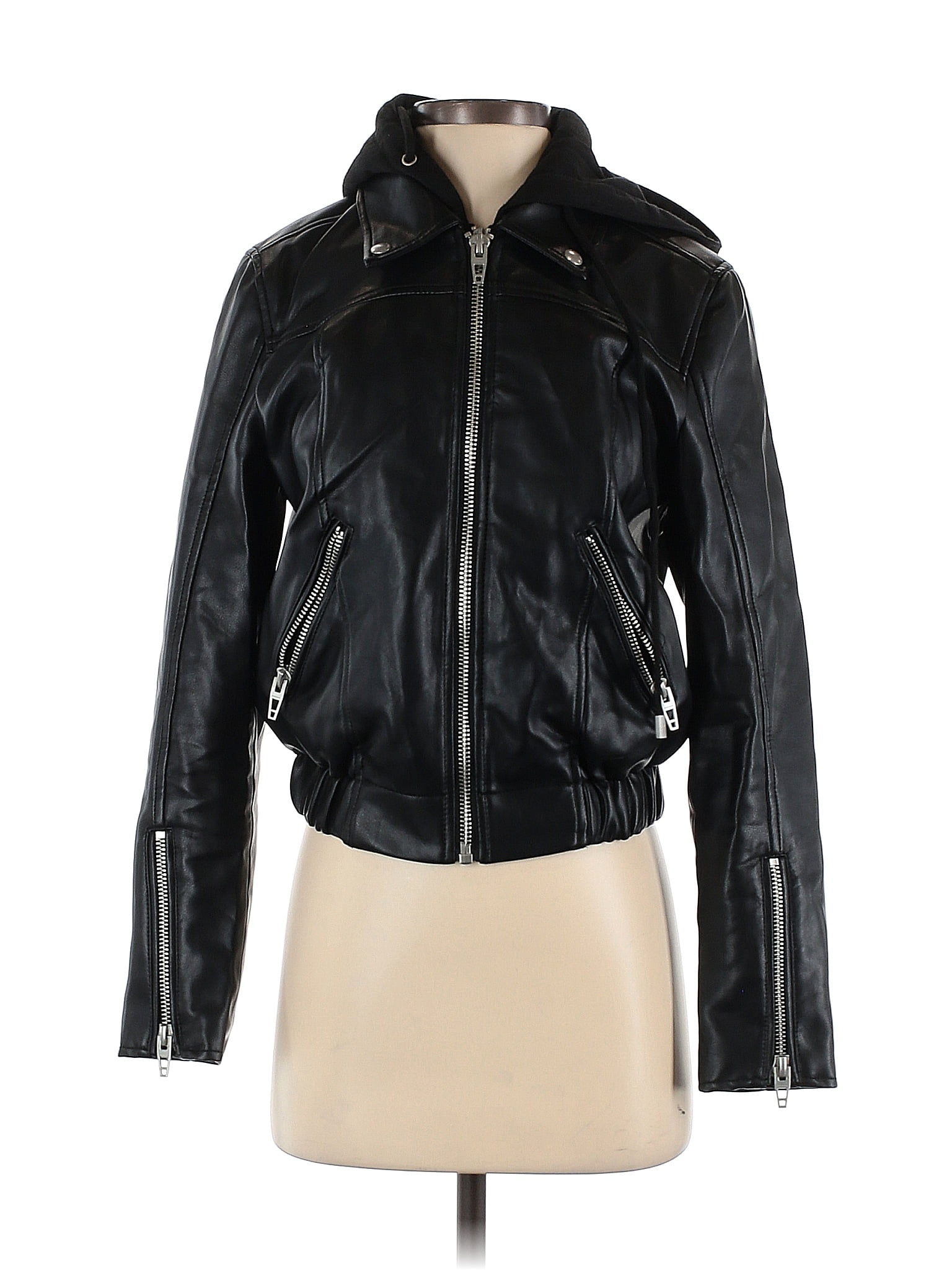 BlankNYC faux leather crop jacket Size S/ NWT