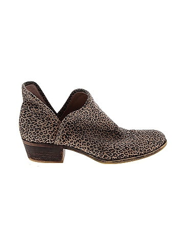 Lucky brand sales leopard print booties