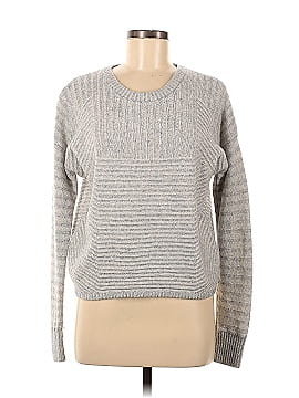 Aqua Wool Pullover Sweater (view 1)