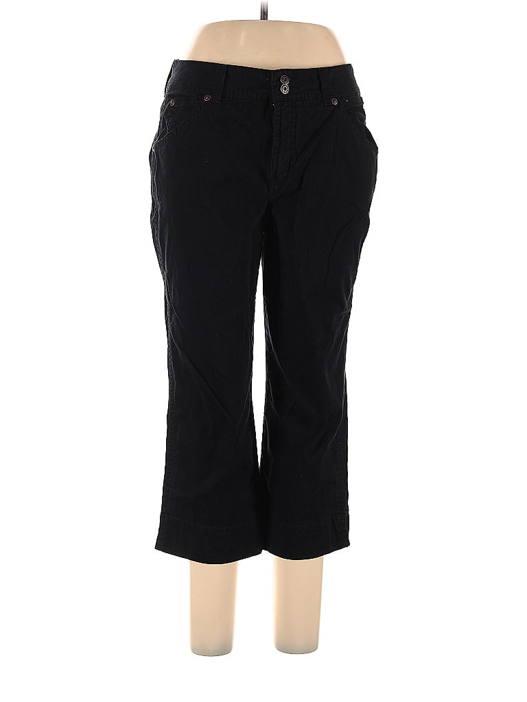 Gloria Vanderbilt Black Casual Pants Size 14 - photo 1