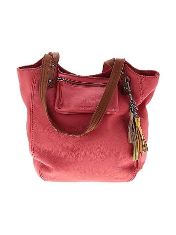 The sak red online leather purse