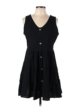 Halife Dress for Women Casual Summer Sleeveless Button Front