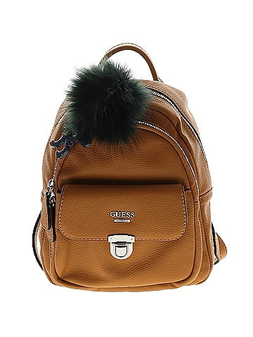 guess tan backpack