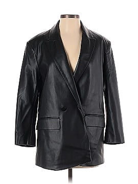 Zara Faux Leather Jacket (view 1)