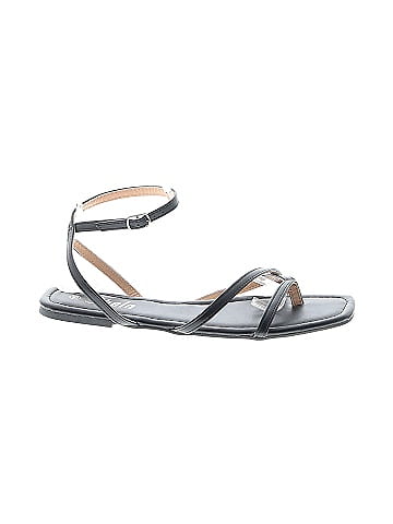 Silver sandals size online 10