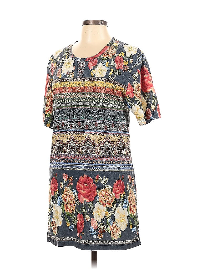 FARM Rio Floral Multi Color Gray Casual Dress Size L - 63% off | ThredUp