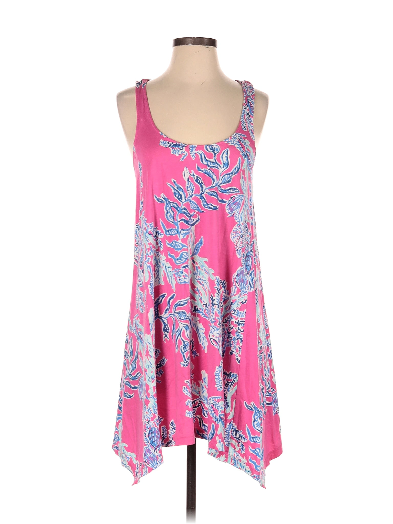 Lilly Pulitzer 100 Pima Cotton Pink Casual Dress Size S 68 Off