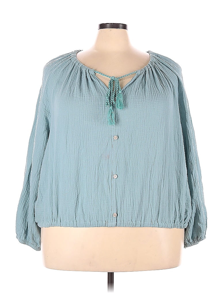 cato-100-cotton-teal-long-sleeve-blouse-size-22-24-plus-40-off