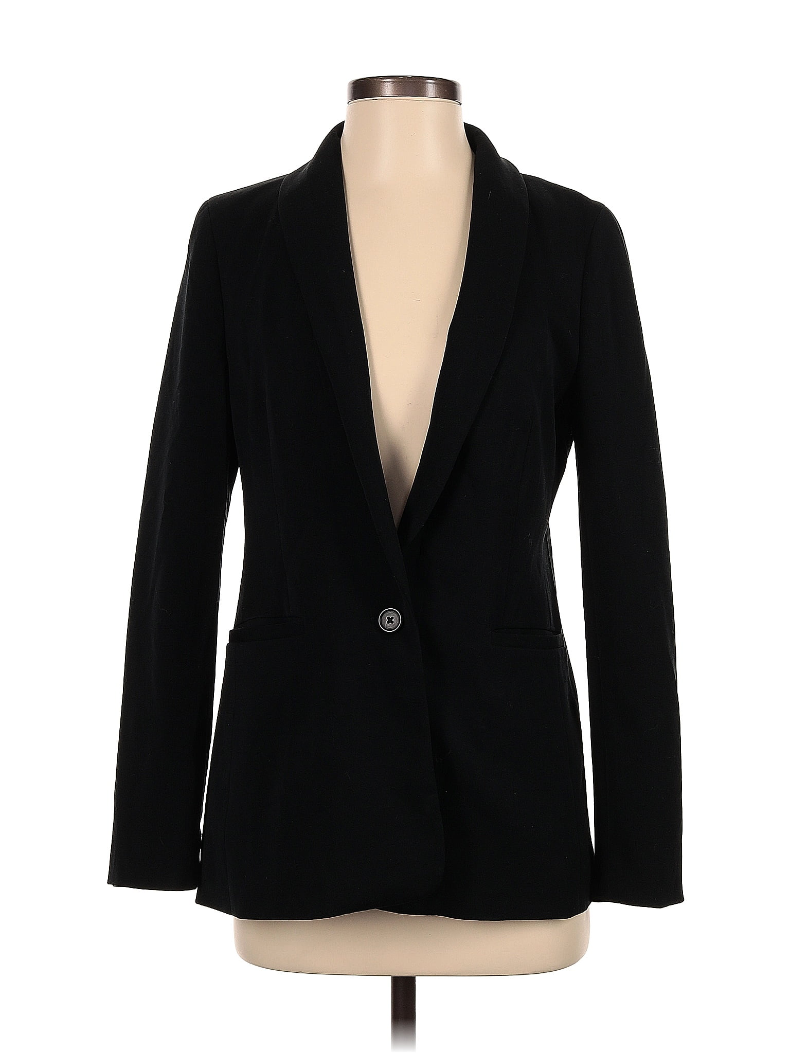 J.Crew Factory Store Solid Black Blazer Size 4 - 76% off | ThredUp