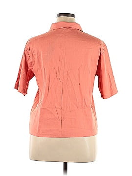Monrow Short Sleeve Button-Down Shirt (view 2)