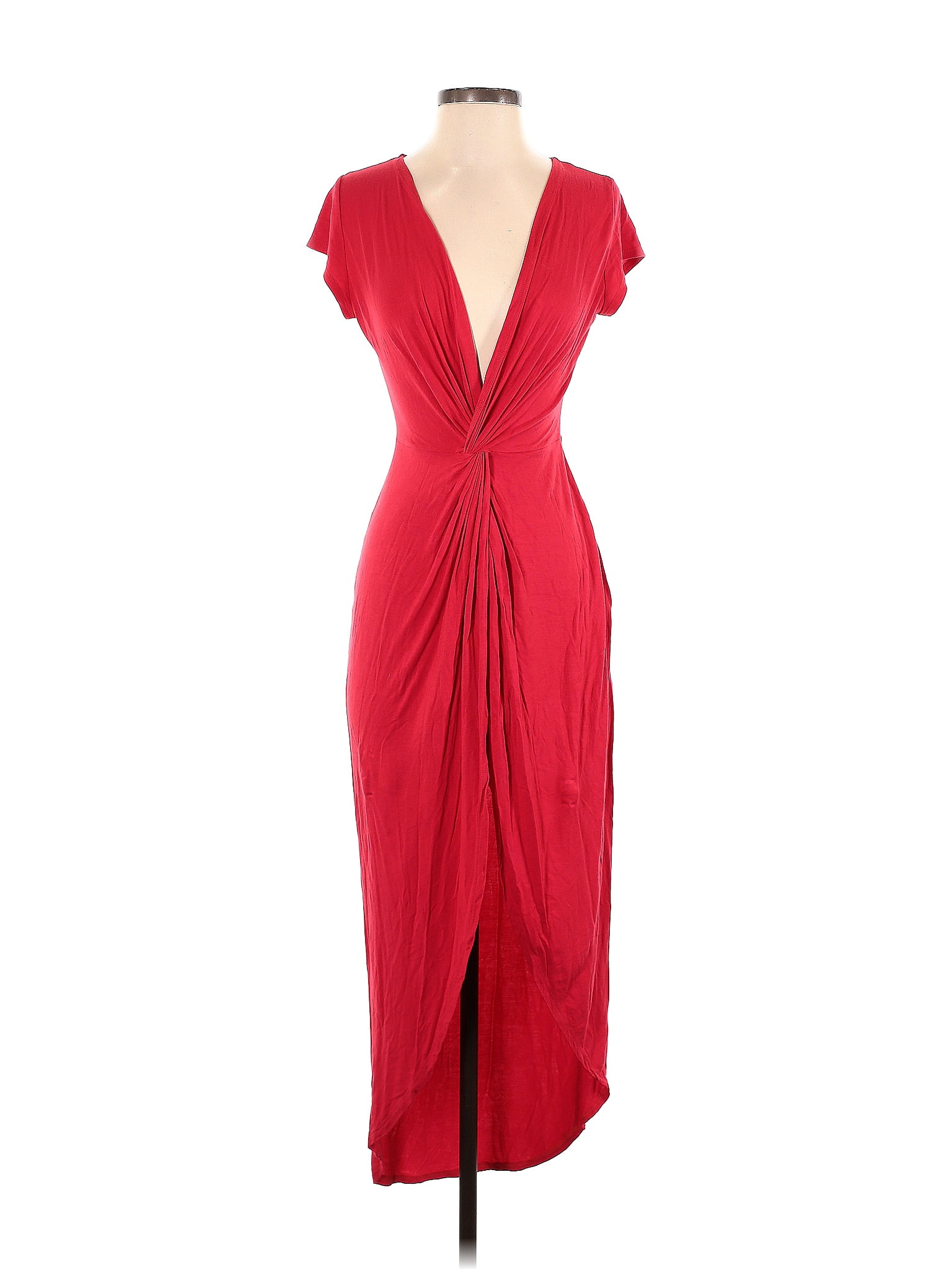 Rolla Coster Solid Red Casual Dress Size S 39 off ThredUp