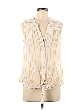 New Directions Sleeveless Button-Down Shirt (view 1)