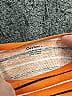Gerber 100% Cotton Stripes Orange Short Sleeve Onesie Size 0-3 mo - photo 3