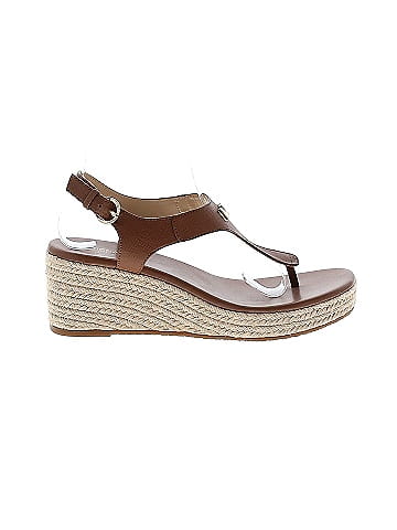 Michael michael kors on sale ellen leather wedge