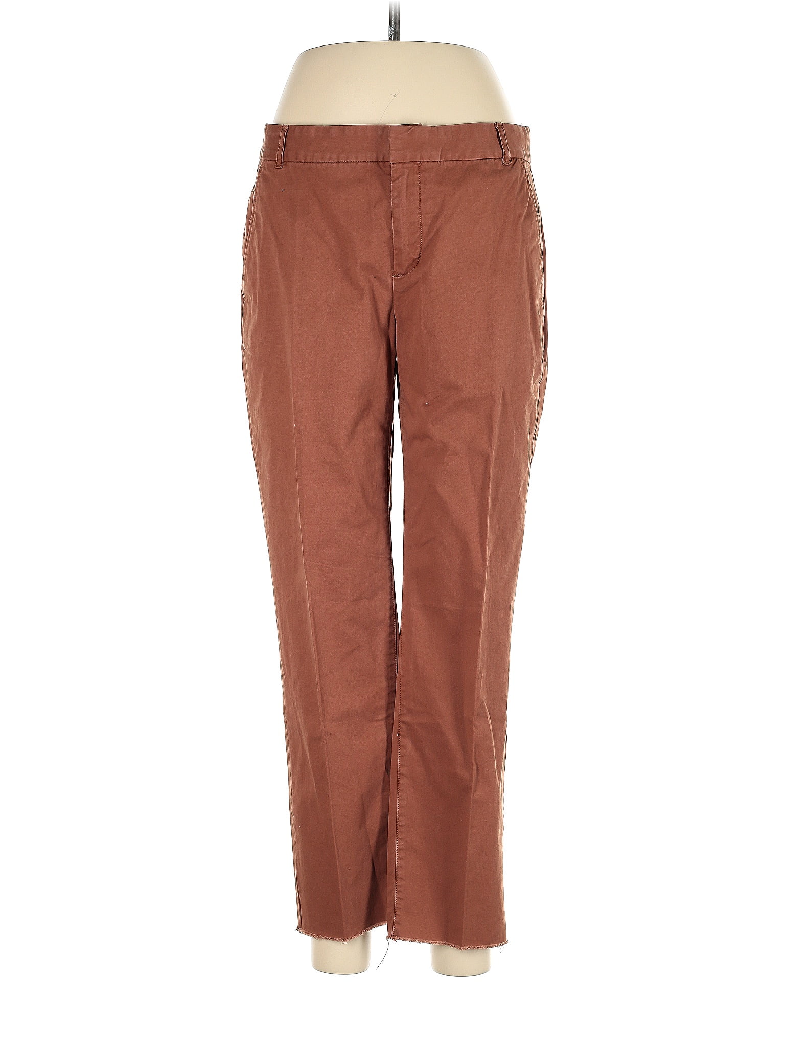 Banana Republic Factory Store Solid Brown Khakis Size 6 75 off ThredUp