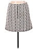 Topshop Argyle Chevron-herringbone Graphic Gray Formal Skirt Size 6 - photo 2