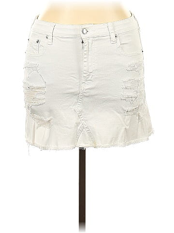 White denim 2025 skirt american eagle