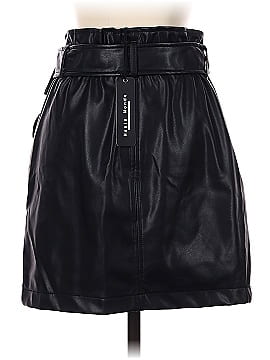 Haute Monde Faux Leather Skirt (view 2)