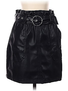 Haute Monde Faux Leather Skirt (view 1)