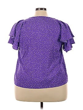 Curves Short Sleeve Blouse (view 2)