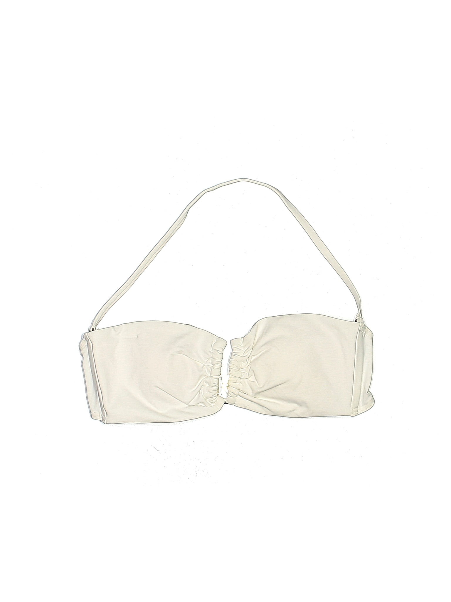 Haut De Bikini Victoria's Secret - Taille M, Ivoire Métallisé, Perles Et Fleurs
