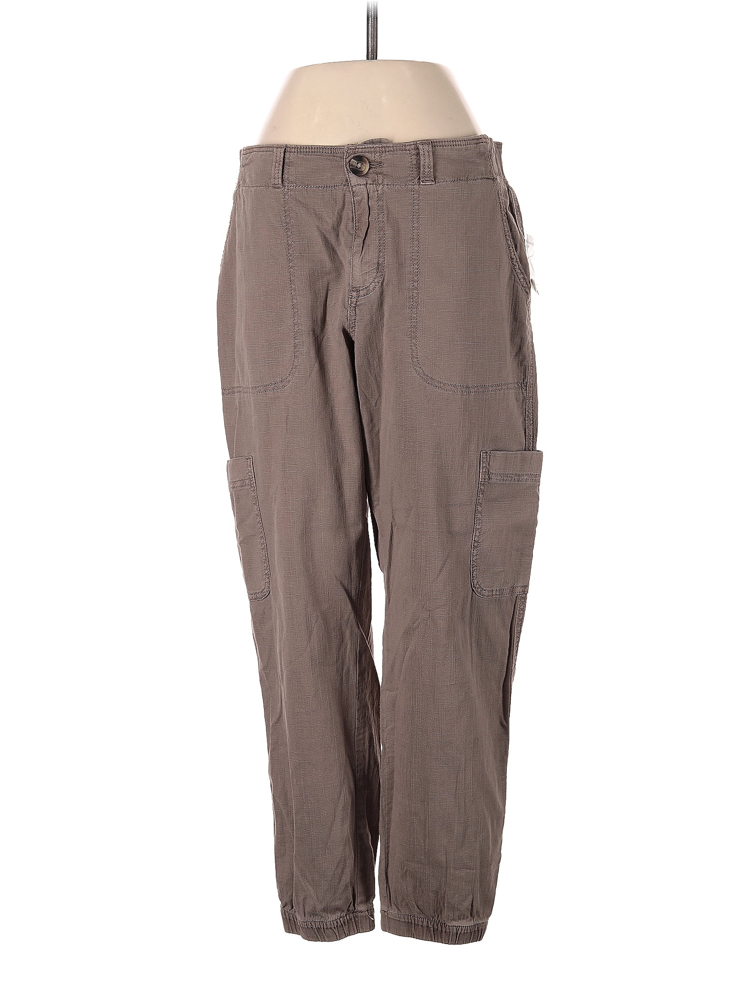 Sonoma Goods For Life Solid Brown Cargo Pants Size 8 52 Off Thredup 5174