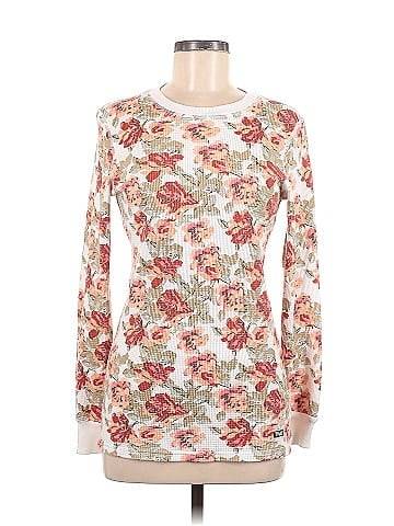 TNA Floral Ivory Thermal Top Size S - 56% off