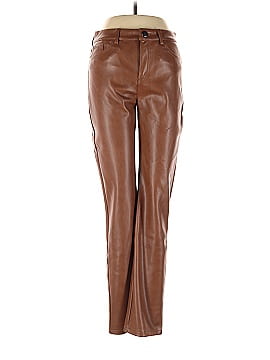 Tribal Faux Leather Pants (view 1)