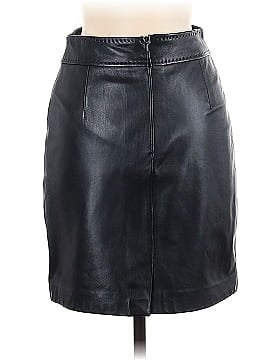 Elie Tahari Leather Skirt (view 2)