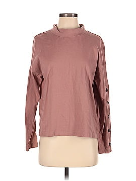 Madewell Button-Sleeve Turtleneck Top (view 1)