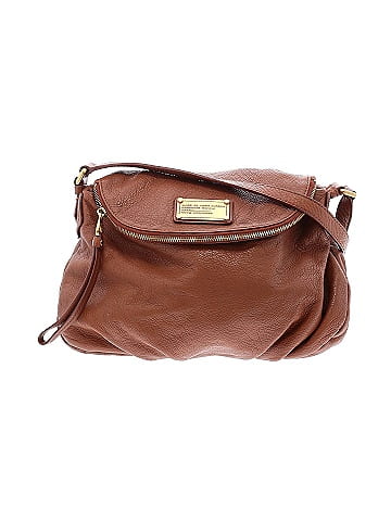 Marc by Marc Jacobs 100 Leather Solid Brown Leather Crossbody Bag