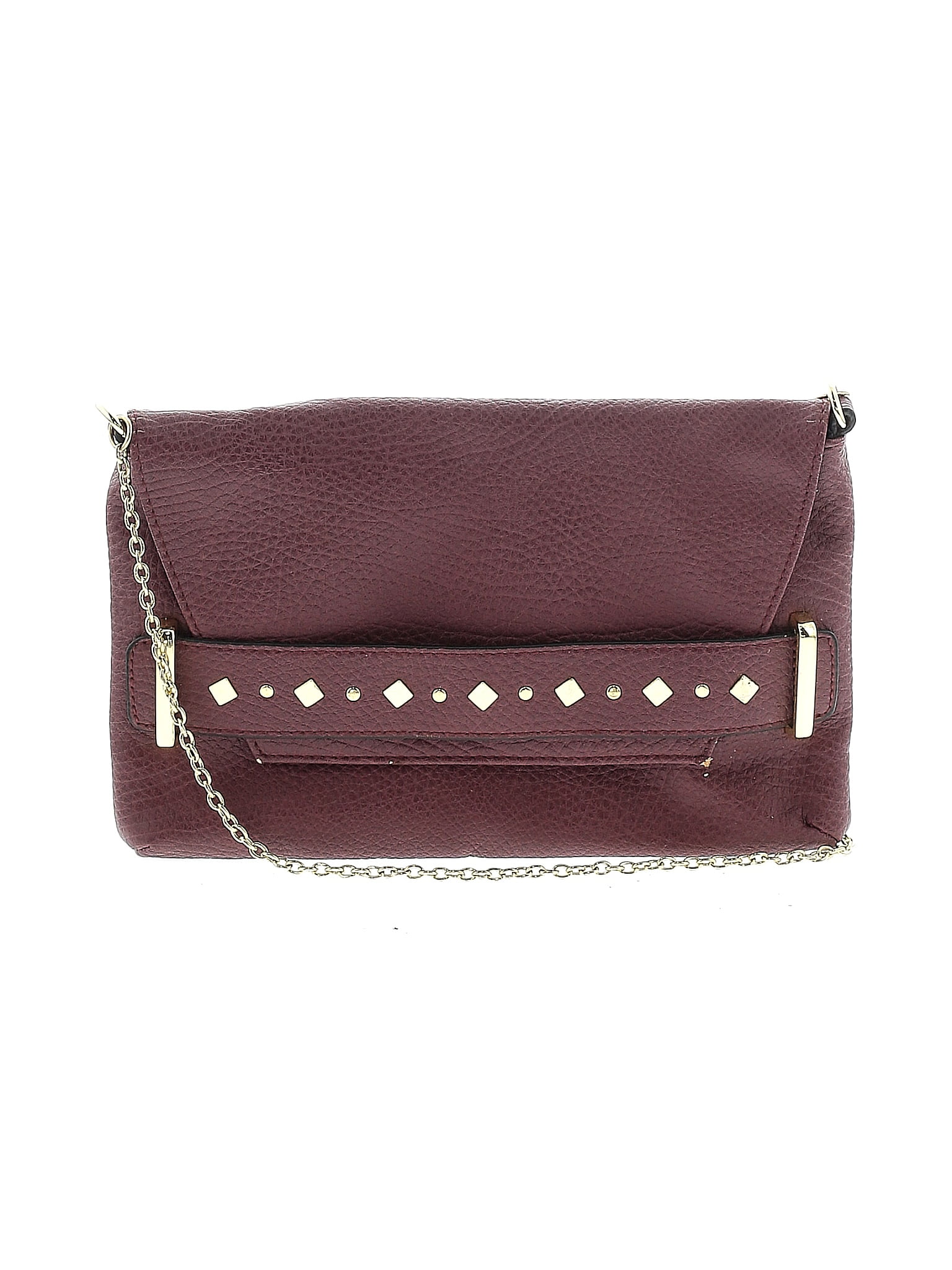 Sam Libby Solid Maroon Burgundy Clutch One Size 51 off ThredUp