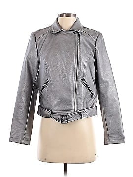 G by Giuliana Rancic Faux Leather Jacket (view 1)