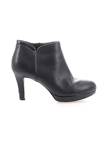 clarks high heel ankle boots