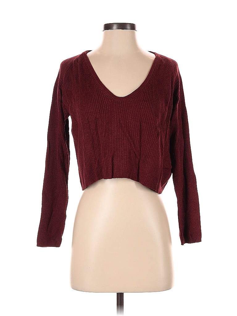 Only Burgundy Pullover Sweater Size XS - photo 1