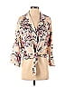 June & Hudson 100% Polyester Ivory Long Sleeve Blouse Size 1 - photo 1