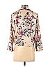 June & Hudson 100% Polyester Ivory Long Sleeve Blouse Size 1 - photo 2