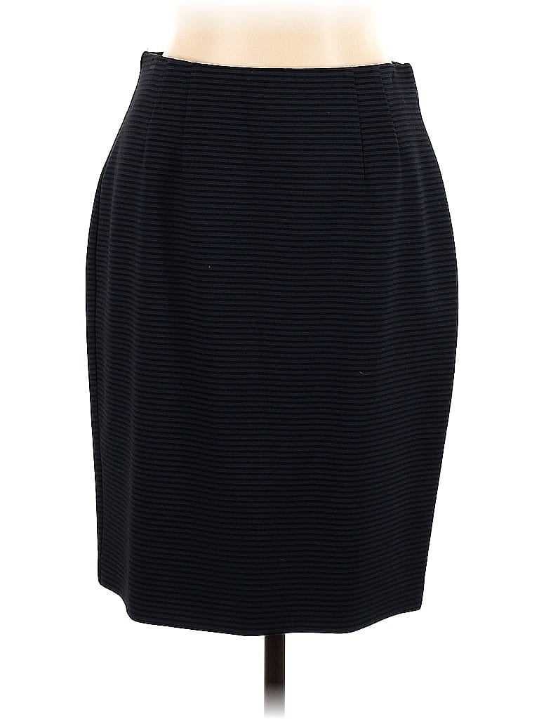 Amanda + Chelsea Solid Black Casual Skirt Size 12 - photo 1