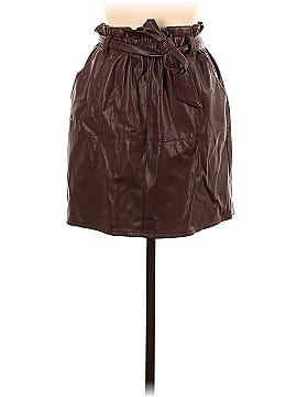 Warehouse. Faux Leather Skirt (view 1)