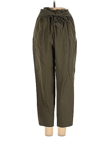 Zara Basic Solid Green Casual Pants Size XS - 51% off