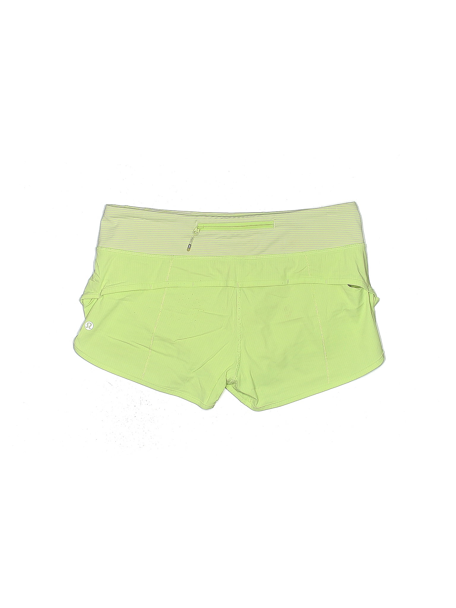 Lululemon Athletica Color Block Solid Green Athletic Shorts Size 8 - 37%  off