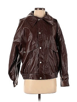 Cider Faux Leather Jacket (view 1)