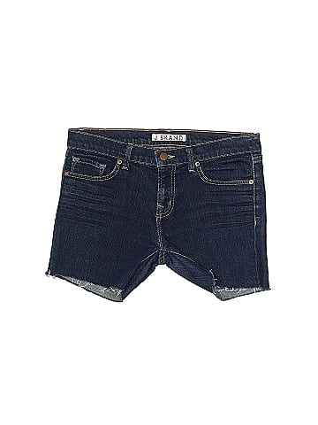 J Brand Solid Blue Denim Shorts 29 Waist 84 off ThredUp